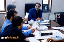 جلسه کارگروه نقل و انتقالات پردیس های استانی دانشگاه فرهنگیان یزد برگزار شد.
 2