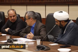 یازدهمین جلسه شورای پژوهشی و فناوری دانشگاه فرهنگیان استان یزد برگزار شد.
 3