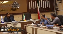 یازدهمین جلسه شورای پژوهشی و فناوری دانشگاه فرهنگیان استان یزد برگزار شد.
 5