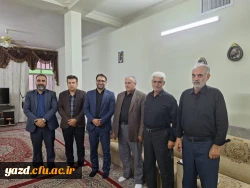 دیدار سرپرست دانشگاه فرهنگیان یزد با دو پیشکسوت مرکز تربیت معلم شهید پاک نژاد یزد 9