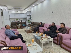 دیدار سرپرست دانشگاه فرهنگیان یزد با پیشکسوت پردیس شهیدان پاک نژاد دانشگاه فرهنگیان یزد 4