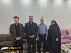 دیدار سرپرست دانشگاه فرهنگیان یزد با پیشکسوت پردیس شهیدان پاک نژاد دانشگاه فرهنگیان یزد 8