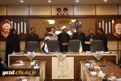  برگزاری آئین تکریم و معارفه مسئولین بسیج دانشجویی پردیس های دانشگاه فرهنگیان یزد  5