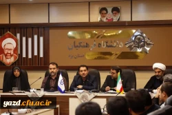  برگزاری آئین تکریم و معارفه مسئولین بسیج دانشجویی پردیس های دانشگاه فرهنگیان یزد  8