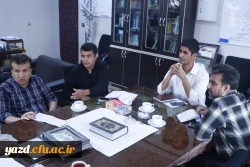 ششمین جلسه کارگروه تعمیر، تجهیز و بهسازی فضای کالبدی دانشگاه فرهنگیان یزد برگزار شد.
 2