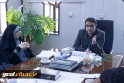 ششمین جلسه کارگروه تعمیر، تجهیز و بهسازی فضای کالبدی دانشگاه فرهنگیان یزد برگزار شد.
 3