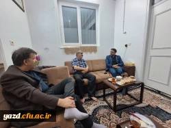 دیدار سرپرست دانشگاه فرهنگیان یزد با پیشکسوت مرکز تربیت معلم حضرت فاطمه الزهرا(س) یزد 2