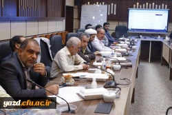 دوازدهمین جلسه شورای پژوهشی و فناوری دانشگاه فرهنگیان استان یزد برگزار شد. 
 2