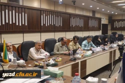 سومین نشست خبری سرپرست دانشگاه فرهنگیان یزد با حضور پرشور خبرنگاران و اصحاب رسانه برگزار شد. 5