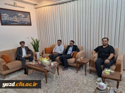 دیدار سرپرست دانشگاه فرهنگیان یزد با پیشکسوت جانباز تربیت معلم شهید پاک نژاد 3