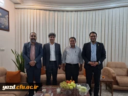 دیدار سرپرست دانشگاه فرهنگیان یزد با پیشکسوت جانباز تربیت معلم شهید پاک نژاد 5