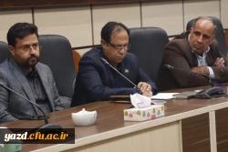 سیزدهمین جلسه شورای پژوهشی و فناوری دانشگاه فرهنگیان استان یزد برگزار شد. 3