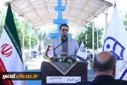 آیین افتتاح خوابگاه حضرت فاطمه الزهرا سلام الله علیها پردیس خواهران دانشگاه فرهنگیان استان یزد برگزار شد. 7