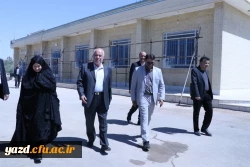 آیین افتتاح خوابگاه حضرت فاطمه الزهرا سلام الله علیها پردیس خواهران دانشگاه فرهنگیان استان یزد برگزار شد. 9