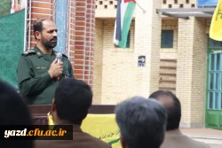 تجمع و شادی حماسی اساتید، کارمندان و دانشجو معلمان دانشگاه فرهنگیان یزد در حمایت و تشکر از اقدام موشکی و غرور آفرین سپاه مقتدر 3