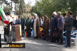 تجمع و شادی حماسی اساتید، کارمندان و دانشجو معلمان دانشگاه فرهنگیان یزد در حمایت و تشکر از اقدام موشکی و غرور آفرین سپاه مقتدر 8