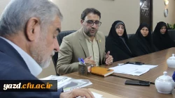 دیدار هیئت رییسه دانشگاه فرهنگیان استان یزد با نماینده مردم یزد، زارچ و اشکذر در مجلس شورای اسلامی 6