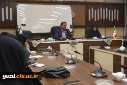 یکصد و بیست و سومین جلسه شورای فرهنگی اجتماعی دانشگاه فرهنگیان استان یزد برگزار شد. 4