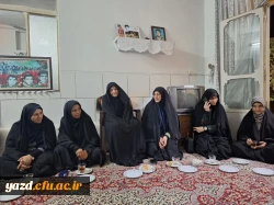 دیدار سرپرست و مدیران دانشگاه فرهنگیان یزد با خانواده های  معزز شهیدای دفاع مقدس 13