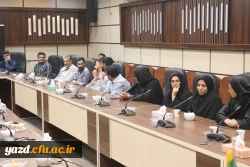 سومین دیدار صمیمانه سرپرست دانشگاه فرهنگیان یزد با نیروهای شرکتی و نگهبانان پردیس های استانی 8