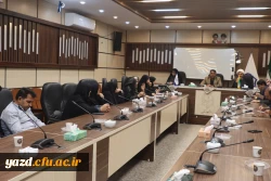 سومین دیدار صمیمانه سرپرست دانشگاه فرهنگیان یزد با نیروهای شرکتی و نگهبانان پردیس های استانی 9