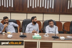 سومین دیدار صمیمانه سرپرست دانشگاه فرهنگیان یزد با نیروهای شرکتی و نگهبانان پردیس های استانی 10