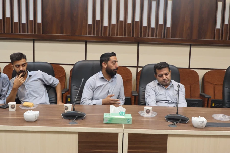 سومین دیدار صمیمانه سرپرست دانشگاه فرهنگیان یزد با نیروهای شرکتی و نگهبانان پردیس های استانی 10