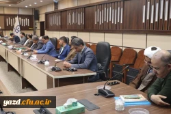 چهارمین دیدار صمیمانه سرپرست دانشگاه فرهنگیان یزد با اساتید و اعضای هیئت علمی پردیس های استانی 4