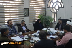 بیست و هفتمین جلسه شورای مدیریت نظارت و ارزیابی دانشگاه فرهنگیان یزد صورت گرفت. 6