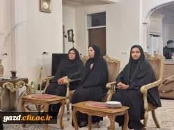 دیدار سرپرست و مدیران دانشگاه فرهنگیان یزد با یکی از بانوان نخبه و موفق استان و از مدرسان پیشکسوت مرکز تربیت معلم و پردیس حضرت فاطمه الزهرا(س) 7