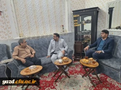 دیدار سرپرست دانشگاه فرهنگیان یزد با دو پیشکسوت مرکز تربیت معلم شهید پاک نژاد 8