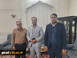 دیدار سرپرست دانشگاه فرهنگیان یزد با دو پیشکسوت مرکز تربیت معلم شهید پاک نژاد 11