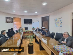دیدار هیأت رییسه دانشگاه فرهنگیان یزد با مدیر کل جدید آموزش و پرورش استان 
 4