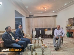 دیدار سرپرست دانشگاه فرهنگیان یزد با دو پیشکسوت مرکز تربیت معلم شهید پاک نژاد و پردیس برادران
 2