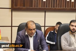 نشست صمیمانه نمایندگان کلاس های آموزشی با سرپرست دانشگاه فرهنگیان یزد برگزار شد.
 6