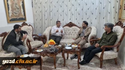 دیدار سرپرست دانشگاه فرهنگیان یزد با پیشکسوت آموزش و پرورش استان و دانشگاه فرهنگیان یزد
 2