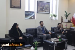 دیدار سرپرست دانشگاه فرهنگیان یزد با رئیس سازمان فرهنگی ورزشی اجتماعی شهرداری
 5