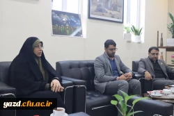 دیدار سرپرست دانشگاه فرهنگیان یزد با رئیس سازمان فرهنگی ورزشی اجتماعی شهرداری
 7