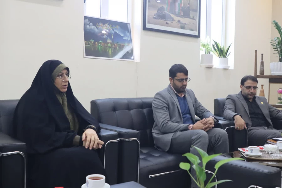 دیدار سرپرست دانشگاه فرهنگیان یزد با رئیس سازمان فرهنگی ورزشی اجتماعی شهرداری
 7