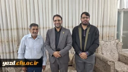 دیدار سرپرست دانشگاه فرهنگیان یزد با پیشکسوت بسیجی مرکز تربیت معلم شهید پاک نژاد یزد
 2