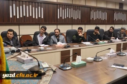 نخستین جلسه هماهنگی اجلاسیه استانی شهدای دانشجومعلم دانشگاه فرهنگیان یزد برگزار شد. 
 4