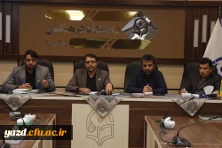 نشست پرسش و پاسخ دانشجو معلمان پردیس شهیدان پاک نژاد با سرپرست دانشگاه فرهنگیان استان یزد برگزار شد.
 7