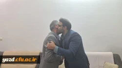 دیدار مدیران دانشگاه فرهنگیان استان با پیشکسوت بسیجی آموزش و پرورش استان و مدرس قرآنی دانشگاه فرهنگیان یزد 
 5