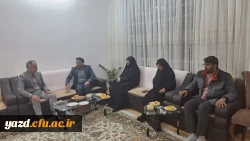 دیدار مدیران دانشگاه فرهنگیان استان با پیشکسوت بسیجی آموزش و پرورش استان و مدرس قرآنی دانشگاه فرهنگیان یزد 
 6