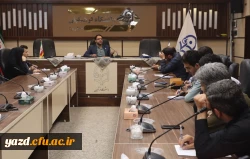 دومین جلسه کارگروه استانی طراحی غرفه دانشگاه فرهنگیان یزد در نمایشگاه فن بازار استان برگزار شد.  3