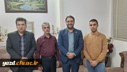 دیدار سرپرست دانشگاه فرهنگیان یزد با پیشکسوت مرکز تربیت معلم شهید پاک نژاد و پردیس برادران دانشگاه فرهنگیان یزد
 2