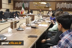 یکصد و سی ویکمین جلسه شورای فرهنگی اجتماعی دانشگاه فرهنگیان استان یزد برگزار شد.
 5