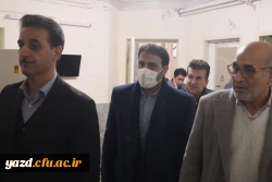 بازدید۴ ساعته معاونین استاندار و مدیر کل آموزش و پرورش استان از فضای فیزیکی و مجموعه خوابگاهی و سلف سرویس پردیس حضرت فاطمه الزهرا سلام الله علیها دانشگاه فرهنگیان یزد 
 7