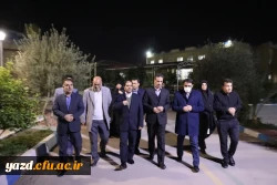 بازدید۴ ساعته معاونین استاندار و مدیر کل آموزش و پرورش استان از فضای فیزیکی و مجموعه خوابگاهی و سلف سرویس پردیس حضرت فاطمه الزهرا سلام الله علیها دانشگاه فرهنگیان یزد 
 3