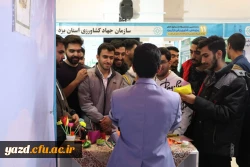 حضور مستقل دانشگاه فرهنگیان استان یزد در یازدهمین نمایشگاه پژوهش، فناوری و نوآوری استان یزد(فن بازار) 
 5